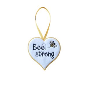 Bee Strong Heart Hanging Decoration